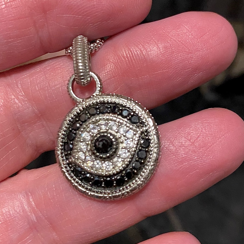 Evil Eye Charm Sterling Silver.